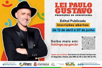 EDITAL “ LEI PAULO GUSTAVO”EDITAL “ LEI PAULO GUSTAVO”