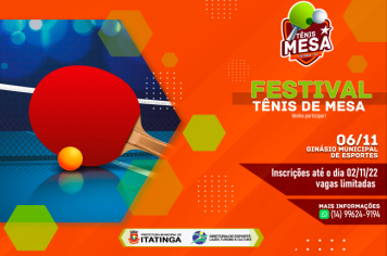 [FESTIVAL DE TÊNIS DE MESA EM ITATINGA]