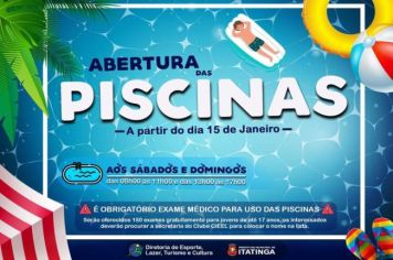 ABERTURA DAS PISCINAS DO CLUBE CIEEL