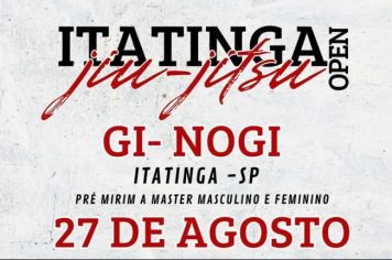 1ª COPA JIU-JITSU – ITATINGA JIU JIU OPEN
