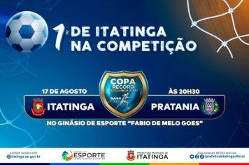COPA RECORD CHEGA PELA PRIMEIRA VEZ EM ITATINGA, LEVANDO EMOÇÃO AO MUNICÍPIO