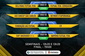TORNEIO REGIONAL DE FUTSAL FEMININO