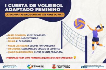  I CUESTA DE VOLEIBOL ADAPTADO FEMININO 
