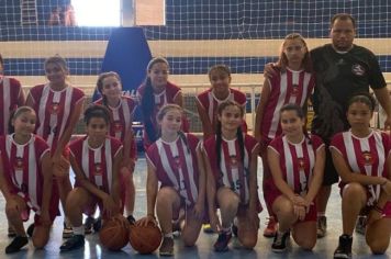 [MODALIDADE DE BASQUETE FEMININO REPRESENTA ITATINGA EM CAMPEONATO FEMININO DE BASE NA CIDADE DE IBIRÁ-SP]