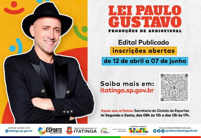 EDITAL “ LEI PAULO GUSTAVO”EDITAL “ LEI PAULO GUSTAVO”
