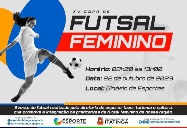 XV COPA DE FUTSAL FEMININO