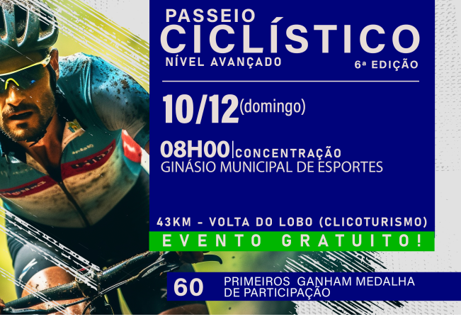 [6º EDIÇÃO – PASSEIO CICLÍSTICO: NÍVEL HARD]
