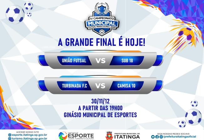 FIANL  - 4ª ETAPA CAMPEONATO MUNICIPAL DE FUTSAL 
